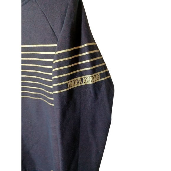 Women's Under‎ Armour Deep Purple Long Sleeve Scoop Neck Hoodie Size Medium - Picture 3 of 8